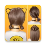 Logo of Hairstyles for short hair android Application 